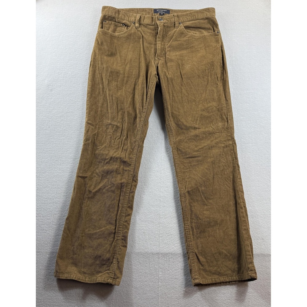 Banana Republic Pants Mens 36x30 Brown Corduroy Straight Leg 5 Pocket Casual